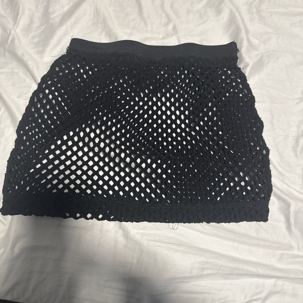 Iheartraves black mesh skirt